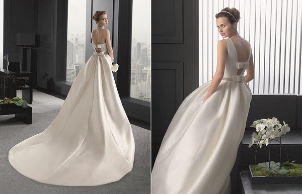 suknia ślubna z odsłoniętymi plecami